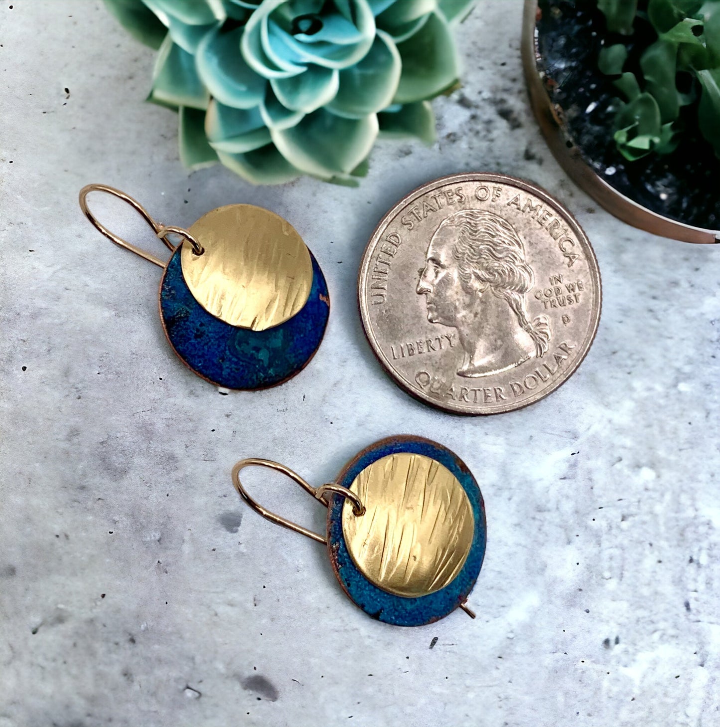 Patina and Brass Coins