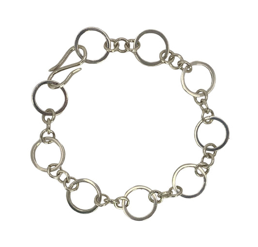 Sterling Silver Circles Bracelet